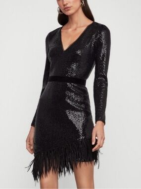 bcbg asymmetric mini dress BCBGMAXAZRIA Asymmetrical Faux-Wrap Mini Dress